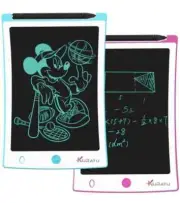 KURATU 2 Pack-8.5 inch Drawing Tablet Pads Reusable LCD Writing Tablet for Kids