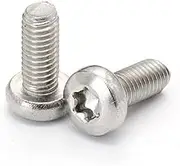 M2 M2.5 M3 M4 M5 M6 304 Stainless Steel Pan Head Machine Security Metric Thread Plum Anti-Theft Bolt Torx Safety Six Lobe Screw(30mm (10pcs),M5)