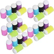 SHINEOFI 30pcs Sponge Daubers: Finger Painting Craft Drawing Sponge Dauber Set with Case for Painting Stamping Ink Scrapbooking Card Making DIY Art Projects