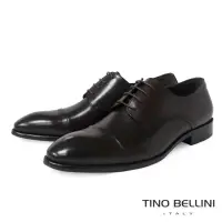 在飛比找momo購物網優惠-【TINO BELLINI 貝里尼】男款 正裝紳士橫飾德比鞋