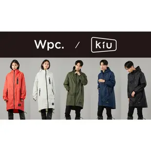 【KIU 空氣感雨衣 經典黑】 日本 WPC RAIN ZIP UP 露營 登山 防水 機車 雨衣 風衣