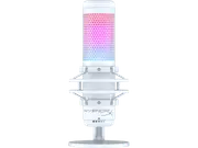 HyperX QuadCast S - USB Gaming Microphone (White-Grey) - RGB Lighting