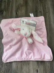 NWT Nuby Infant Baby lovey Security Blanket Girl pink rabbit Plush