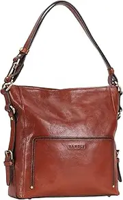 [Banuce] Women Vintage Italian Leather Hobo Handbag Shoulder Bag Crossbody Purse