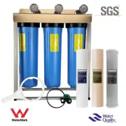 Rain Water Tank or Whole House Water Filter System 20 " x 4.5" Big Blue 3stages
