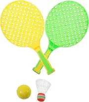 Toyvian 1Set Tennis Racket Rackets Balls for Sports Ergonomic Grip Skill Development
