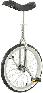 20" Heavy Duty Adult Trainer Unicycle - Big Wheel Unicycle for Unisex Adult/Big Kids/Mom/Dad, Load 150Kg (Color : Black+White, Size : 20 Inch) Durable TDF