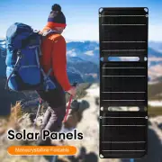 21W Solar Panel Flexible USB/DC Charge Battery Charger For Outdoor Camping Phone