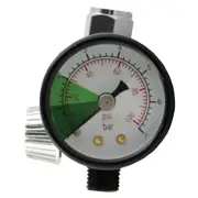 Star Mini AIr Regulator PSI Bar Spray Gun Pressure Gauge