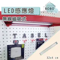 在飛比找松果購物優惠-(撥撥的架子) USB充電式感應燈 LED感應燈 磁吸燈 L