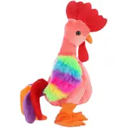 Musical Squawking Chicken Toy Singing Dancing Plush Rooster Electric Stuffed Toy