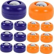 Yardwe 20 Pcs Mini Shuffleboard Game Set Curling Ball Tabletop Shuffleboard Equipment for Family and Friends Fun for Game Nights and Parties