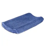 The Peanutshell 81cm Polyester Nursery Change Pad Cover Little Peanut Navy BL