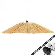 Snap Lighting Lucia Raffia Grass Downlight to Pendant Light Conversion Kit Large