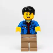 LEGO Minifigure Man, Blue Jacket, Chinese New Year 80108 (hol282)