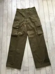 NOS size 31 French Army cargo trousers pants M47 Indochina War TT47 Brown 1950's