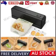 Portable Heat Sealing Machine USB Rechargeable Food Sealer Bag 3 Adjustable Gear