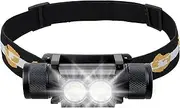 sofirn Headlamp Rechargeable, 1200 Lumens Headtorch with Bright LED, Waterproof, Adjustable Headband for Kids and Adults, for Camping, Running, Hiking, Emergency, Outdoor, Hard Hat
