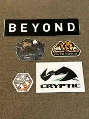 2023 Shot Show Las Vegas, NV Lot of 5 Stickers Decals, JL Billet, Cryptic