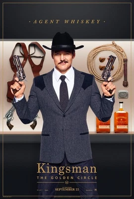 Kingsman The Golden Circle poster (b) - Pedro Pascal poster - 11" x 17"