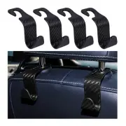 4 Pack Car Seat Headrest Hooks Back Seat Hanger Storage Organizer for Purse