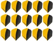 5 Sets Harrows Marathon Standard Dart Flights - Ships Tracking - Orange & Black
