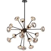 Varlin 18Lights Black Pendants Chandelier Hanging Lighting Telbix