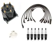 ACDelco Ignition Kit Distributor Rotor Cap Wire Spark Plugs for C1500 K1500 V6