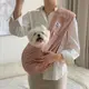 韓國爆款寵物外出胸前斜背包 貓咪戶外旅遊斜背包 舒適肩帶貓包 小型犬狗狗外出包 手機收納袋設計