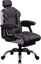 Gaming Chair Racing Chair Computer Chair PU Gaming Chair with Headrest&Lumbar Cushion