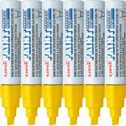 Uni-Ball PX-30 Paint Marker Chisel Tip 8mm Bold Yellow Box 6