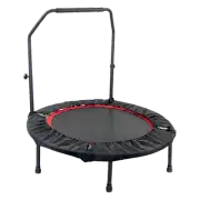 Randy & Travis Machinery Mini Rebounder Trampoline With Handle Rail iron,pvc,rub