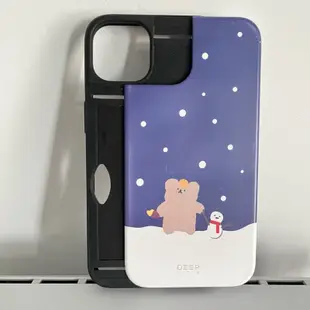 《二手》iphone13 手機殼📱韓國文創deeping 滑蓋 可放悠遊卡