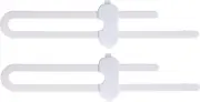 Dreambaby Slimline Slide Lock for Baby Proofing - Child Safety Cupboard Handl...