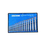 17 Pcs of Kincrome Combination Spanner Wrench Set - Metric Mirror Polish Finish