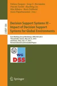 在飛比找博客來優惠-Decision Support Systems III: 