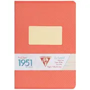 Clairefontaine 1951 A5 Stapled Notebook Ruled 96 Page Red