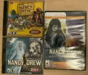 6 Nancy Drew Mystery Adventures Software Lot in 3 packages Trail of Twister NEW