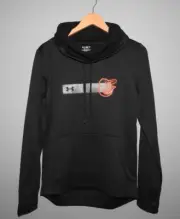 Under Armour Baltimore Orioles ColdGear Collar Sweatshirt New Mens SMALL