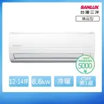 【SANLUX 台灣三洋】R410精品型 12-14坪 一級變頻冷暖分離式冷氣(SAE-86VH7A/SAC-86VH7A)