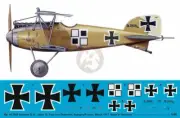Peddinghaus 1/48 Albatros D.III Markings Paul von Osterroht Jasta 12 Epinoy 3950