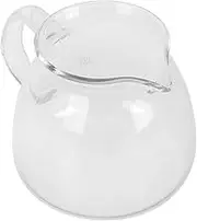 Hoement High Transparency Glass Pot Server Coffee Wire Spout in Milk Pitcher Pitcher Pot Mugs Espresso Server Decanter