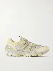 [Asics] Asics - Gel-sonoma 15-50 Faux Leather And Rubber-trimmed Mesh Sneakers - Pastel yellow - UK 3 UK 3 Yellow