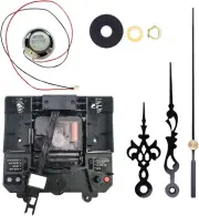 Milageto Quartz Clock Movement Mechanism, with Hands Silent Music Box Mechanism