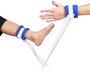 4Pcs Hospital Patient Medical Restraints Bed Limb Holders Universal Constraints Control Quick Release for Hands or Feet (4Pcs)