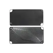 Black Aluminum Reversible Grill & Griddle Pan