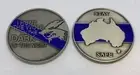 Thin Blue Line #2, Coin, Wolf, Police, Law Enforcement, TBL, 42mm