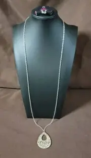 Paparazzi High Society Stargazing Brown Necklace And Earrings