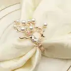 6pcs Napkin Rings Exquisite Table Decor Banquet Table Decor Alloy Napkin Holder