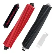 Roller Brush Set For S8 Pro Ultra Vacuum Cleaner, 2 Separable Rubber Roller Brushes, 1 X Self-clean